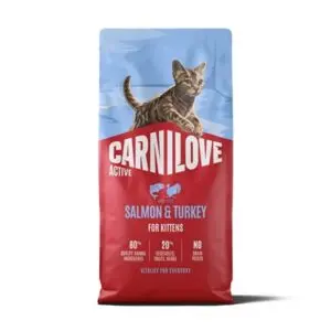 Carnilove kittenvoer Active Kitten zalm en kalkoen 6 kg – graanvrij - Afbeelding 1