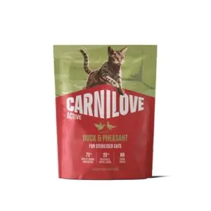 Carnilove kattenvoer Active Sterilised eend en fazant 400 g – graanvrij - Afbeelding 1
