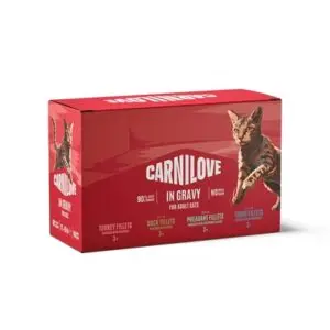 Carnilove kattenvoer pouch in jus multipack 12 x 85 g – 4 recepten - Afbeelding 1