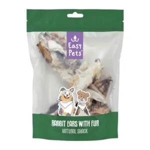 Easypets konijnenoren met vacht 7 stuks – 100% konijn - Afbeelding 1