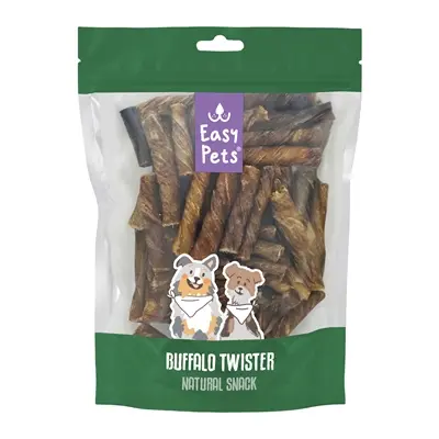 Easypets buffel twister 150 g – gedraaide kauwsticks van buffelblaas