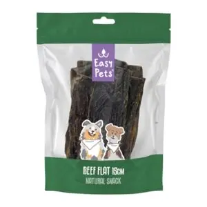 Easypets rundvlees plat 150 g – strips van buffelslokdarm - Afbeelding 1