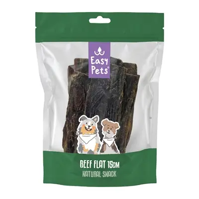 Easypets rundvlees plat 150 g – strips van buffelslokdarm