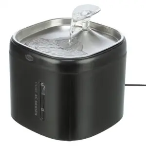 Trixie drinkfontein Aqua Pure kunststof/rvs zwart 18 x 18 x 14,5 cm - Afbeelding 7