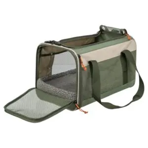 Trixie draagtas Marlon beige/olijfgroen 27 x 43 x 27 cm – tot 7 kg - Afbeelding 4