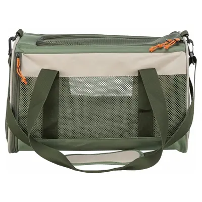Trixie draagtas Marlon beige/olijfgroen 27 x 43 x 27 cm – tot 7 kg