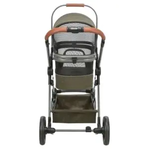 Trixie hondenbuggy olijfgroen – afneembare mand, tot 22 kg - Afbeelding 6