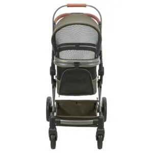 Trixie hondenbuggy olijfgroen – afneembare mand, tot 22 kg - Afbeelding 7
