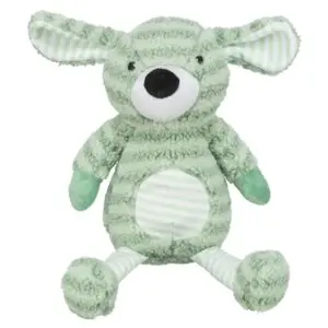 Trixie hondenspeeltje hond met strepen pluche groen 34 cm – met geluid - Afbeelding 1