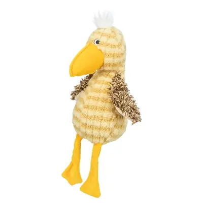 Trixie hondenknuffel vogel pluche geel 38 cm – met geluid