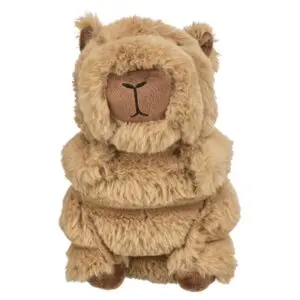 Trixie hondenknuffel capibara pluche bruin 14 cm – met geluid - Afbeelding 1
