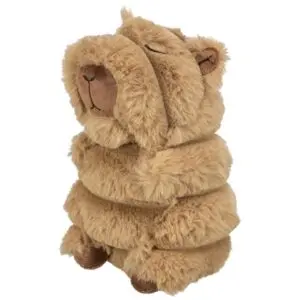Trixie hondenknuffel capibara pluche bruin 14 cm – met geluid - Afbeelding 4