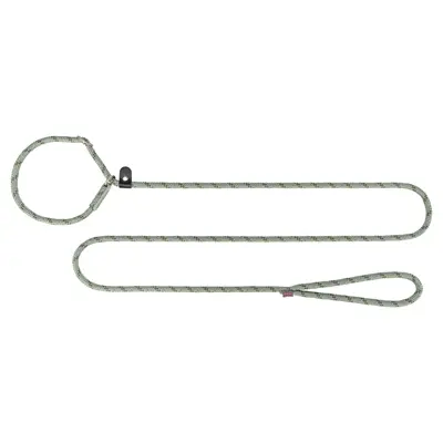 Trixie retrieverlijn Summit rond touw reflecterend salie/olijf 180 x 1,3 cm