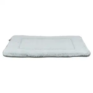 Trixie ligmat Lino Soft grijs/lichtgrijs 75 x 55 cm – voor bench - Afbeelding 1