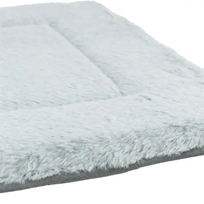 Trixie ligmat Lino Soft grijs/lichtgrijs 75 x 55 cm – voor bench
