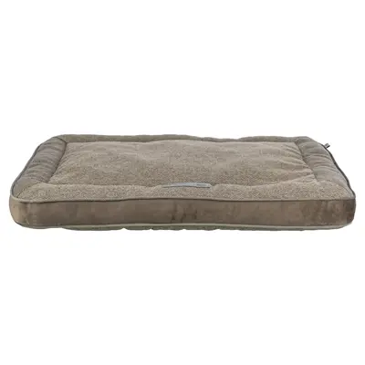 Trixie hondenkussen Liano hoekig velours taupe 80 x 60 cm