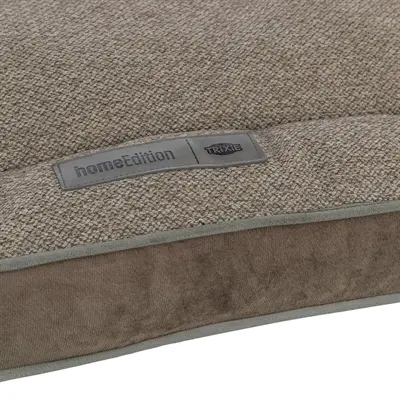 Trixie hondenkussen Liano hoekig velours taupe 80 x 60 cm