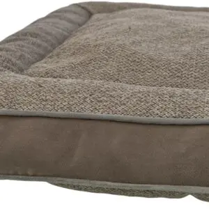 Trixie hondenkussen Liano hoekig velours taupe 100 x 65 cm - Afbeelding 4