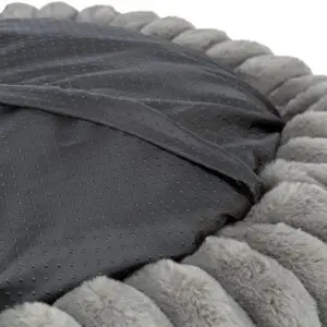 Trixie hondenmand Lonni rond brede ribstof antraciet 60 x 60 x 13 cm - Afbeelding 6