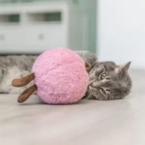 Trixie kattenspeeltje perzik XXL pluche met Amerikaanse catnip 20 cm - Afbeelding 5