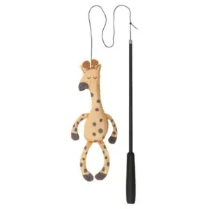 Trixie kattenhengel telescopisch giraffe bruin 106 cm – voor grote katten - Afbeelding 1