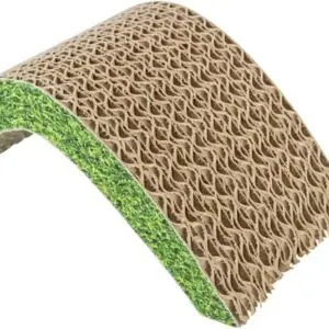 Trixie knaagbrug karton 9 x 17 x 7 cm – klein formaat met grasprint - Afbeelding 5