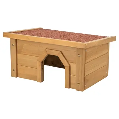 Trixie knaagdierhuis donkerbruin 40 x 28 x 20 cm – gebeitst grenenhout
