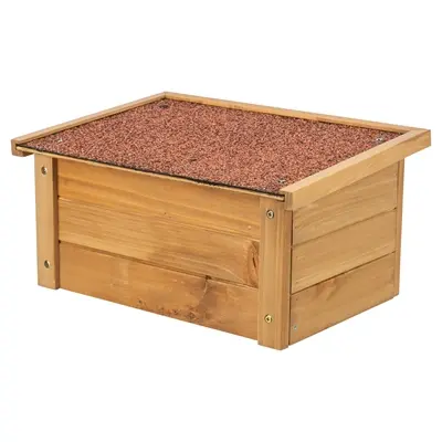 Trixie knaagdierhuis donkerbruin 40 x 28 x 20 cm – gebeitst grenenhout
