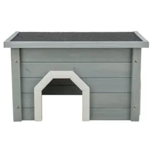 Trixie knaagdierhuis grijs 50 x 37 x 30 cm – gebeitst grenenhout - Afbeelding 4