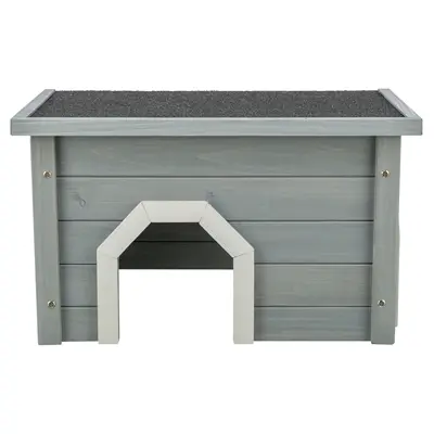 Trixie knaagdierhuis grijs 50 x 37 x 30 cm – gebeitst grenenhout