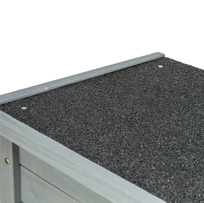 Trixie knaagdierhuis grijs 50 x 37 x 30 cm – gebeitst grenenhout