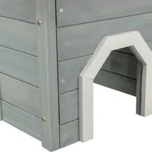 Trixie knaagdierhuis grijs 50 x 37 x 30 cm – gebeitst grenenhout - Afbeelding 7