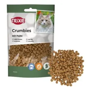 Trixie Crumbies kattensnack met kip 50 g – met taurine - Afbeelding 1