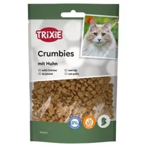 Trixie Crumbies kattensnack met kip 50 g – met taurine - Afbeelding 4