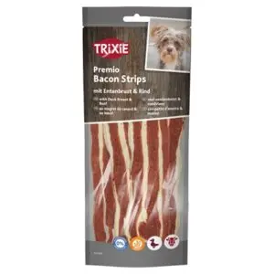 Trixie Premio Bacon Strips met eendenborst en rundvlees 80 g – hondensnack - Afbeelding 4