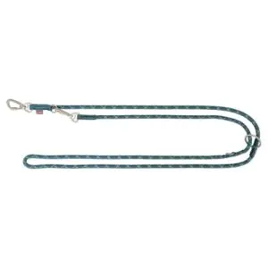 Trixie hondenriem Summit Reflect verstelbaar touw petrol/aqua 200 x 1,3 cm - Afbeelding 1