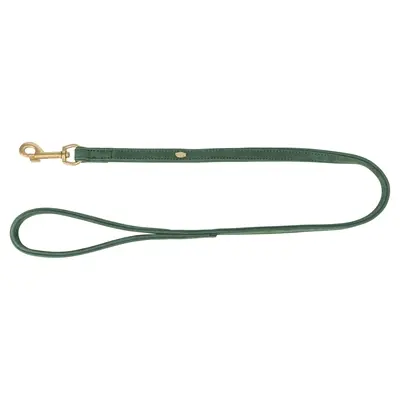 Trixie hondenriem Pure leer saliegroen 100 x 2,5 cm – nubuckleer