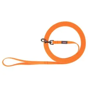 Trixie sleeplijn Easy Life oranje 10 m x 2 cm – waterafstotend, afwasbaar - Afbeelding 1