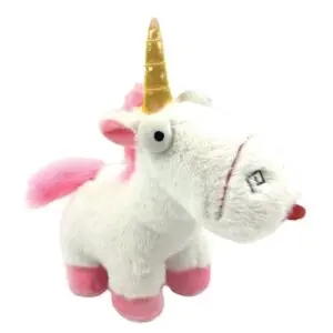 Minions hondenknuffel So Fluffy Unicorn pluche wit 19,8 x 15,2 x 7,4 cm - Afbeelding 1