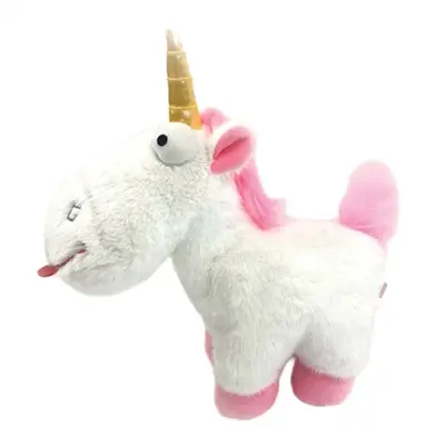 Minions hondenknuffel So Fluffy Unicorn pluche wit 19,8 x 15,2 x 7,4 cm