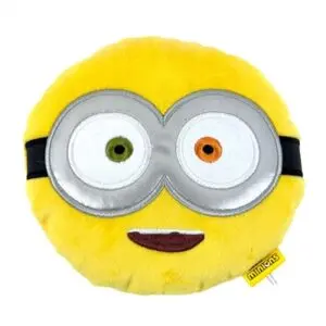 Minions hondenspeelgoed squeaky hoofd pluche assorti 19 x 15,5 x 6 cm - Afbeelding 1