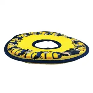 Minions hondenspeelgoed frisbee canvas geel 25 x 25 x 1,2 cm – met pieper - Afbeelding 5