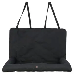 Trixie autostoel kussen dubbel zwart 95 x 50 x 10 cm – hoge randen - Afbeelding 1