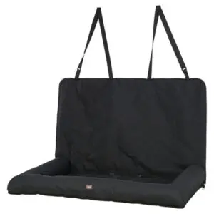 Trixie autostoel kussen dubbel zwart 95 x 50 x 10 cm – hoge randen - Afbeelding 4