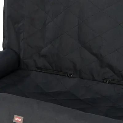 Trixie autostoel kussen dubbel zwart 95 x 50 x 10 cm – hoge randen