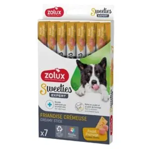 Zolux Sweeties Expert Creamy Sticks kip/kaas 7 x 14 g – hondensnack - Afbeelding 4