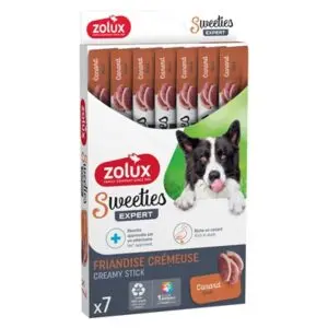 Zolux Sweeties Expert Creamy Sticks eend 7 x 14 g – hondensnack - Afbeelding 4