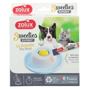 Zolux Sweeties Expert likplaat/likbowl antislip 14,5 x 4,5 x 14,5 cm - Afbeelding 6