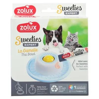 Zolux Sweeties Expert likplaat/likbowl antislip 14,5 x 4,5 x 14,5 cm