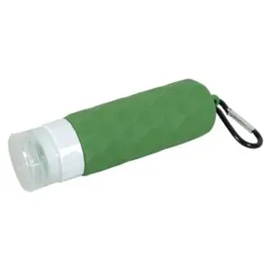 Zolux spoelfles voor hondenurine groen 4 x 4 x 14 cm – met karabijnhaak - Afbeelding 1